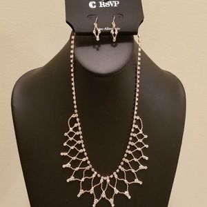 Roxanne Rose Gold Necklace Set